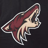 Arizona Coyotes Two-Tone Wool and Leather Jacket - Black - JH Design