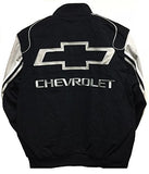 Chevrolet Racing Cotton Jacket - Black/Grey - J.H. Sports Jackets