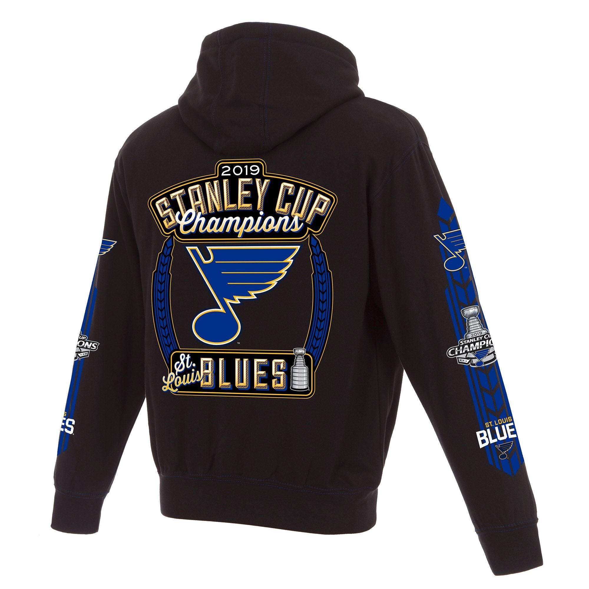 St. Louis Blues JH Design 2019 Stanley Cup Champions Pullover