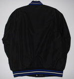 Toronto Blue Jays Wool & Leather Reversible Jacket w/ Embroidered Logos - Black - JH Design