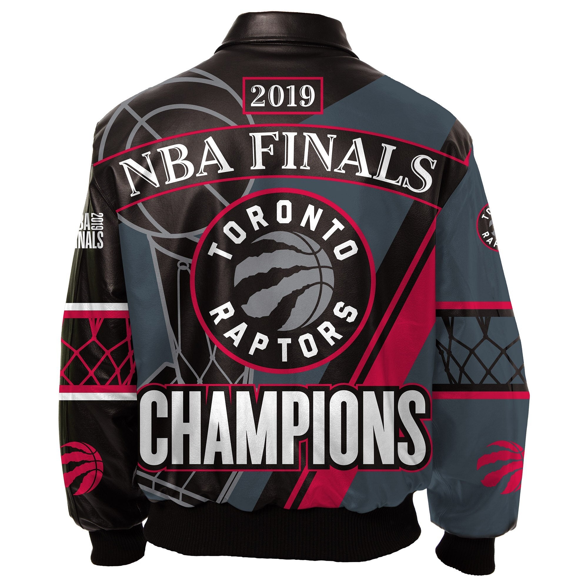 J.H. Sports Jackets Toronto Raptors JH Design 2019 NBA Finals Champions T-Shirt - Black Small