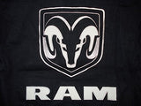 Dodge Ram Generic Twill Jacket - Black/Grey - J.H. Sports Jackets