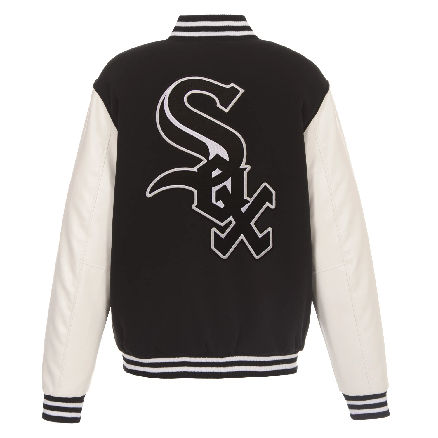 Chicago White Sox Fleece Leather Jacket