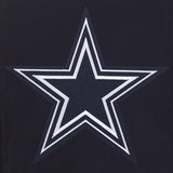 Dallas Cowboys Poly Twill Jacket - Navy - JH Design