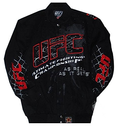 Ufc Ultimate Fighting Twill Jacket - Black - JH Design