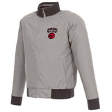 Toronto Raptors JH Design 2019 NBA Finals Champions Full-Zip Reversible Track Jacket - Charcoal/Gray - JH Design